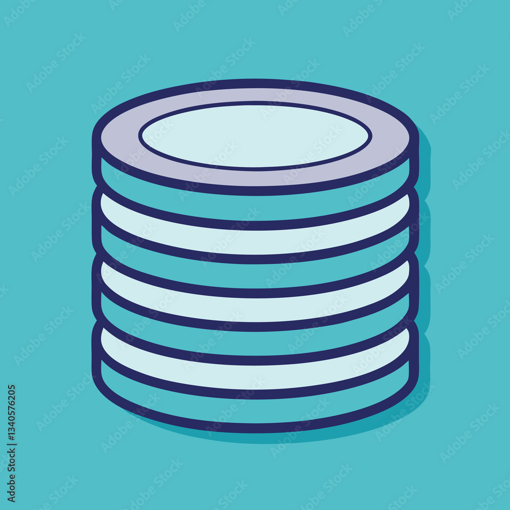 Vector illustration of a stack of silver coins, A vector illustration of a stack of silver coins, symbolizing savings, investment, and financial growth. Ideal for finance and economic themes.
Vector illustration of a stack of silver coins, A vector illustration of a stack of silver coins, symbolizing savings, investment, and financial growth. Ideal for finance and economic themes.