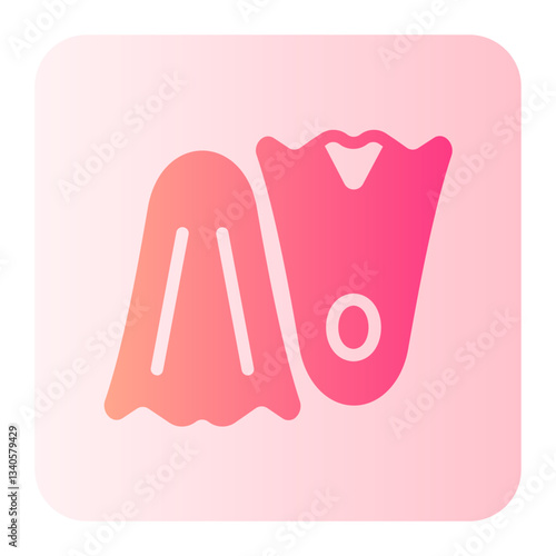 flippers gradient icon