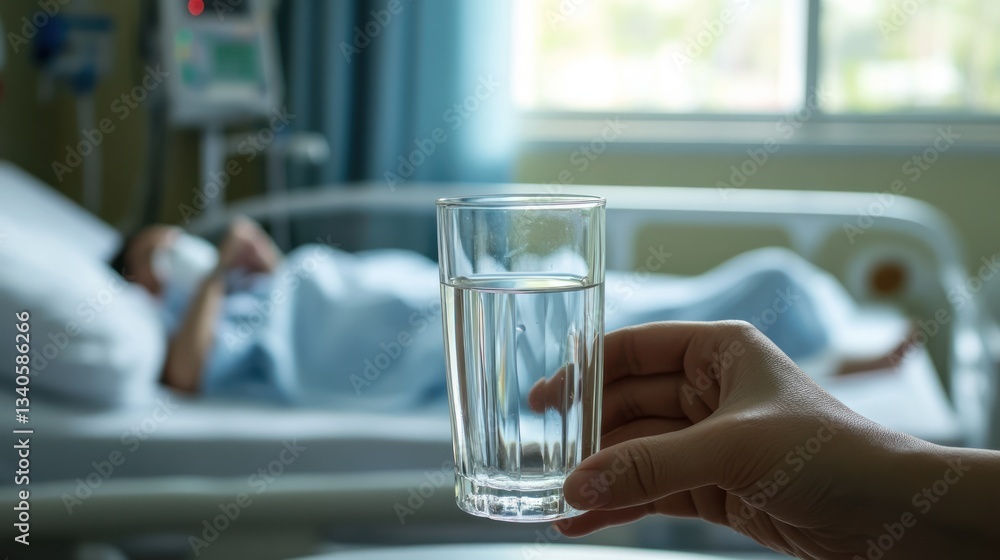 A Glass of Water, Hope in a Hospital Room