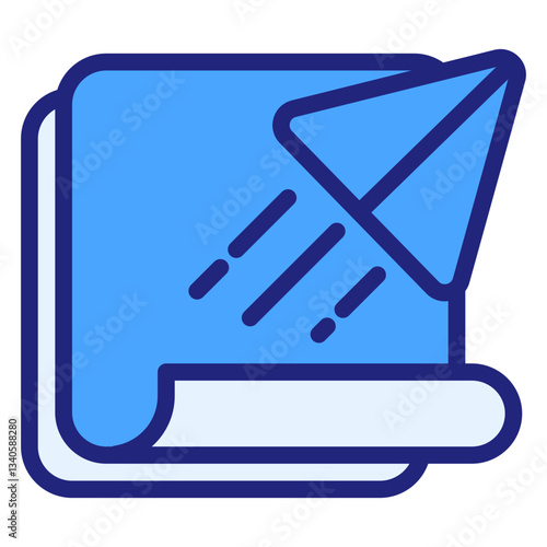 Send blue icon