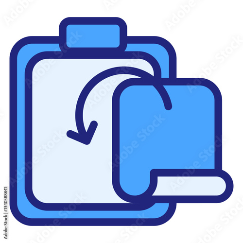 Paste blue icon