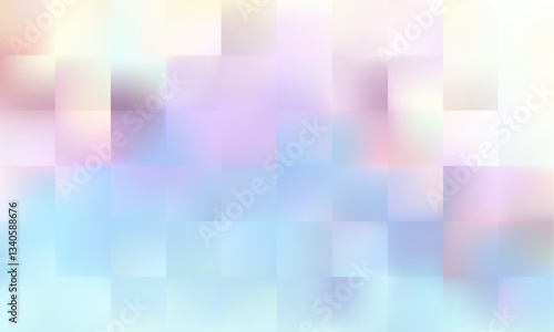 This light pastel colors lowpoly mosaic Abstract Background with Blurred Squares is perfect for Creative Designs, bringing tranquility to any