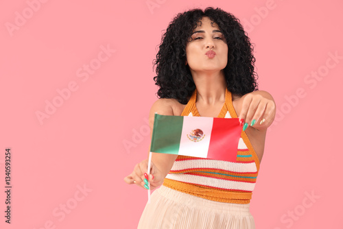 Beautiful woman with Mexica...
