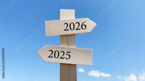 道しるべと青空_2方向_真ん中_2026と2025文字入り