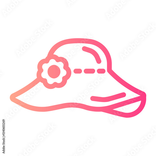 Pamela Hat gradient icon