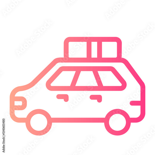 Car gradient icon