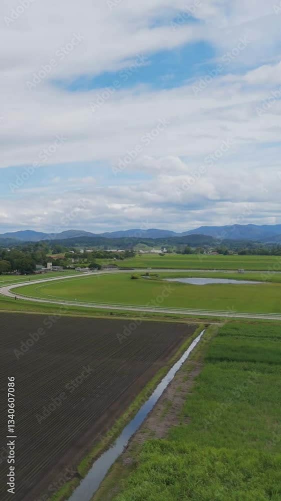 Aerial View of Agricultural Fields Aerial View of Agricultural Fields