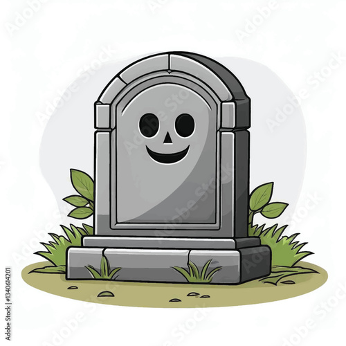 tombstone vector illustration cartoon clipart