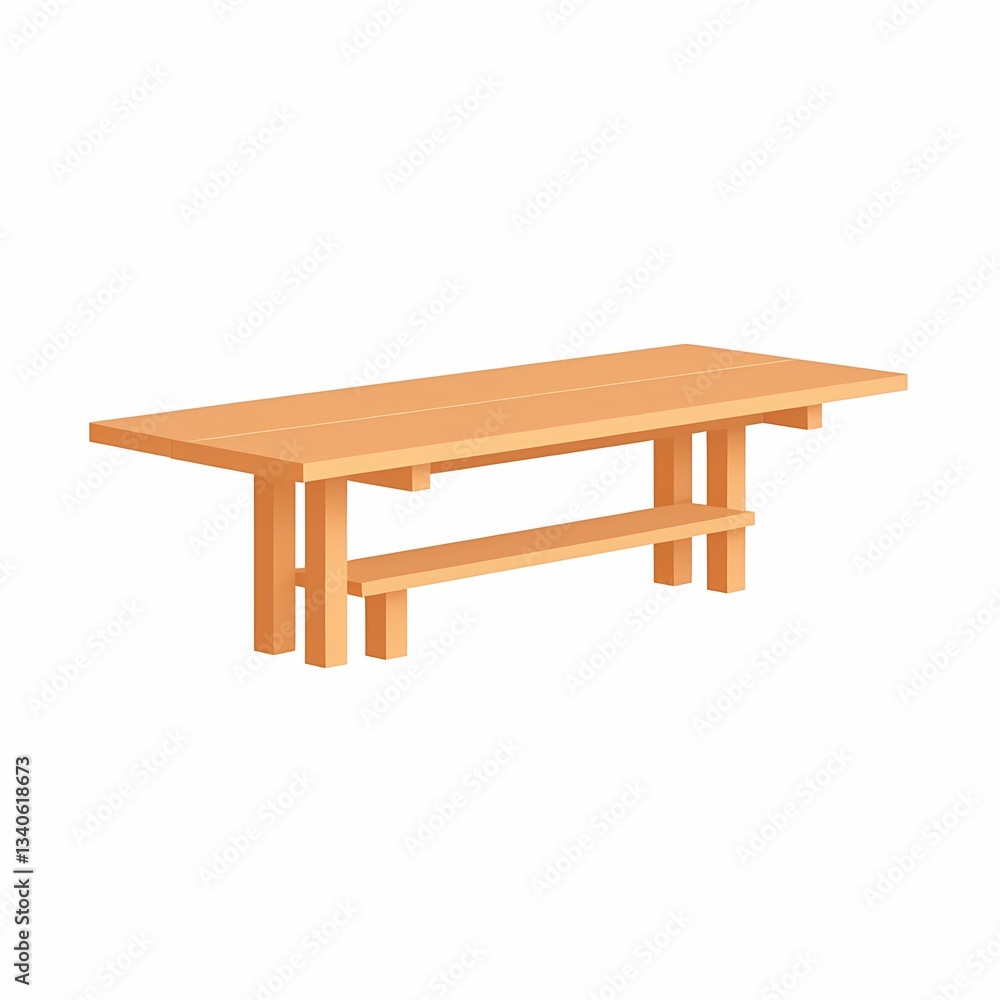 Wooden outdoor park table isolated on a white background, simple and natural design. Mesa de parque de madera al aire libre aislada en un fondo blanco, diseño simple y natural. Wooden outdoor park table isolated on a white background, simple and natural design. Mesa de parque de madera al aire libre aislada en un fondo blanco, diseño simple y natural.