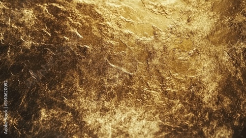 Gritty grunge gold texture background with vignette and aged appearance