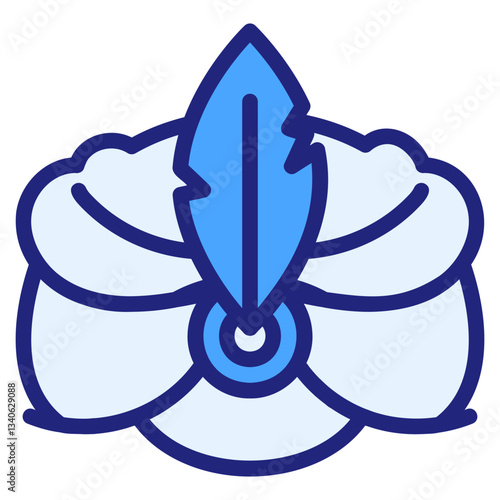 Hat blue icon