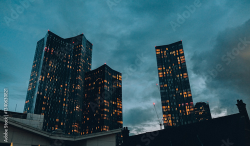 Urban landscape in a big city