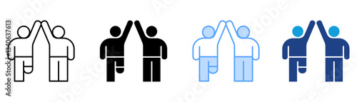 Support Icon Set Multiple Style Collection