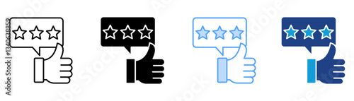 Feedback Icon Set Multiple Style Collection