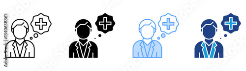 Positivity Icon Set Multiple Style Collection