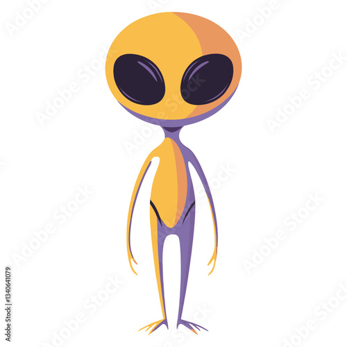 Vector icon alien illustration cartoon space vector
