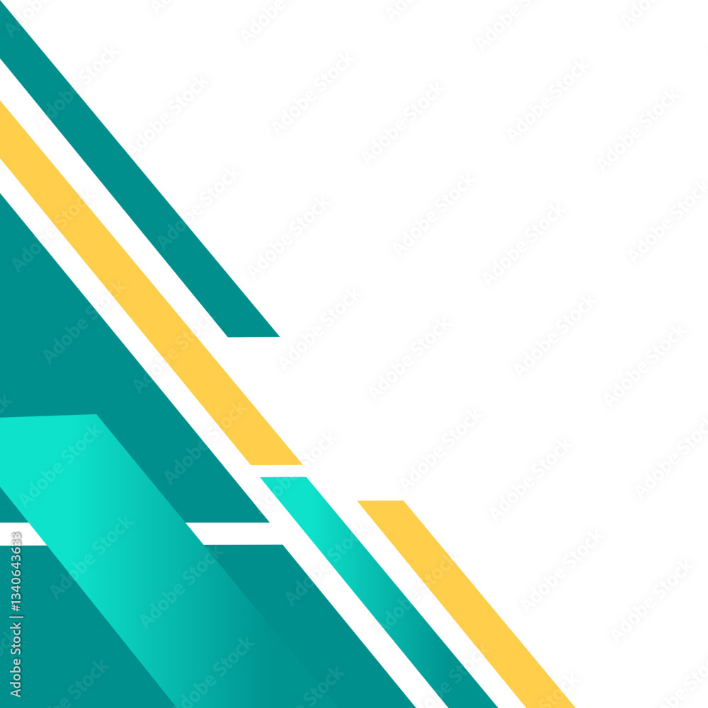 Business Gradient Shape Corner