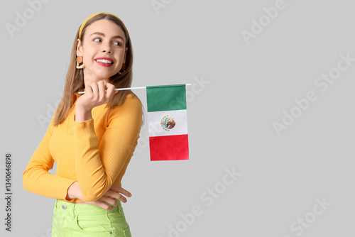 Beautiful young woman with ...