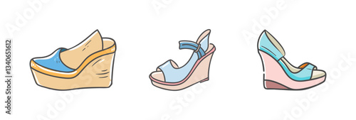 wedges vector icon, vector illustration-simple illustration of wedges perfect for logos.