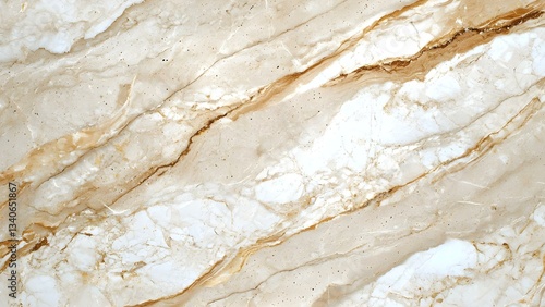 Obraz na płótnie A close-up view of a textured marble surface featuring beige and white tones with gold veining. Concept Marble Texture, Beige and White Tones, Gold Veining, Close-Up Photography, Elegant Decor w salonie