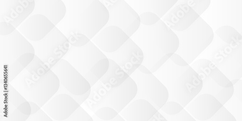 Overlap cube vector element modern diamond triangle paper white and gray technology pattern web corporate brochure layer space texture background.	