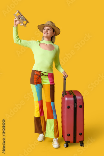 Beautiful young woman with ...