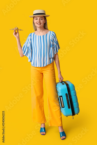 Beautiful young woman with ...