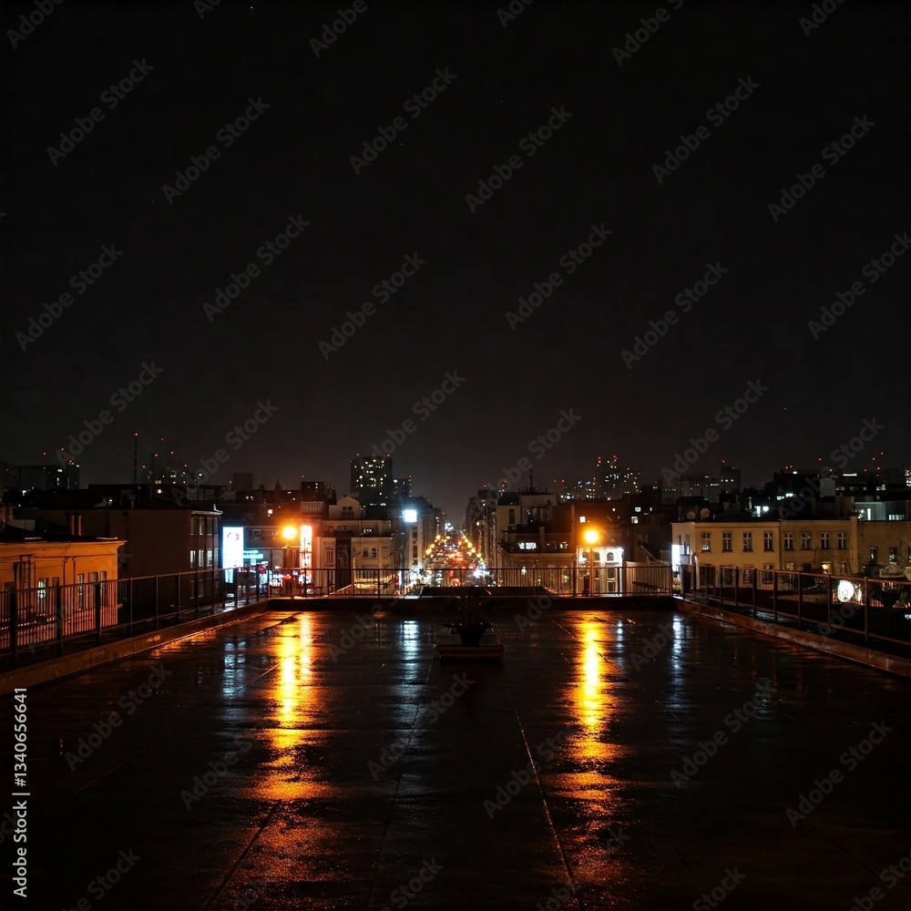 Fototapeta premium night view of the city