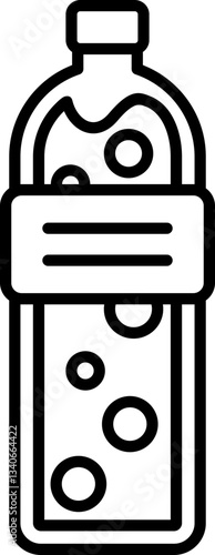 bottle mineral water icon. environment