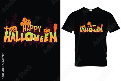 Happy Halloween Trick or Treat T-Shirt – Spooky Fun Holiday Tee