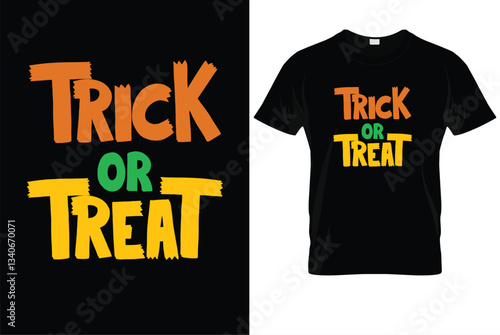 Happy Halloween Trick or Treat T-Shirt – Spooky Fun Holiday Tee