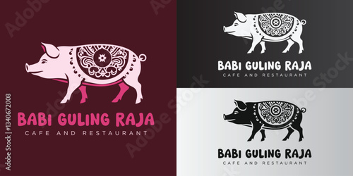 Wallpaper Mural Balinese Babi Guling Raja Logo Icon Vector Illustration Torontodigital.ca