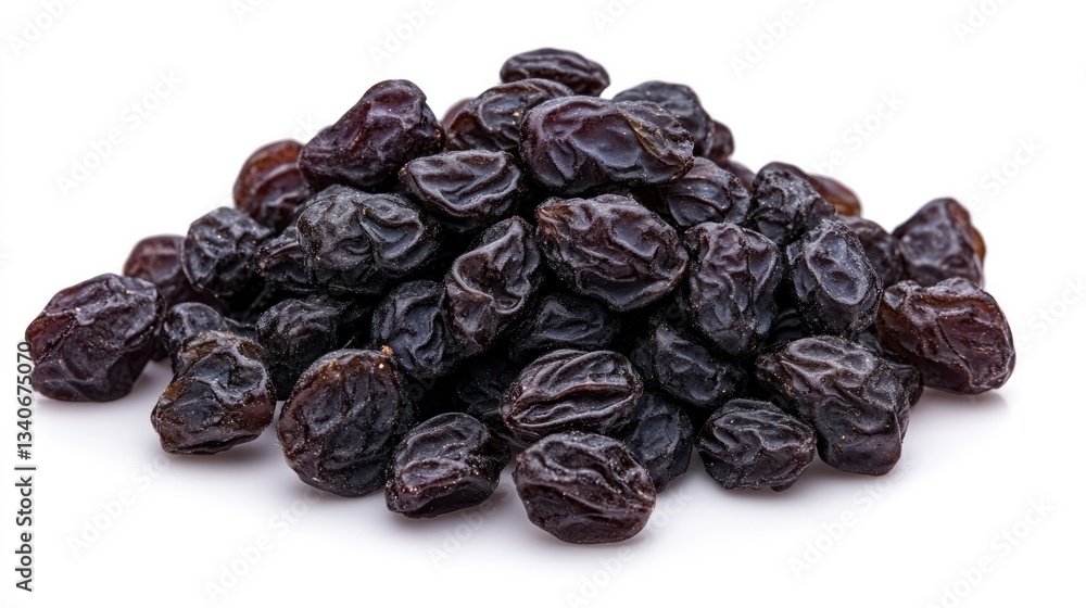 A Close-Up Shot of a Pile of Dark Sweet Raisins A Close-Up Shot of a Pile of Dark Sweet Raisins