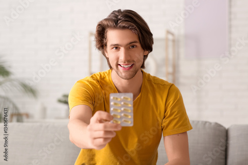Handsome young happy man wi...
