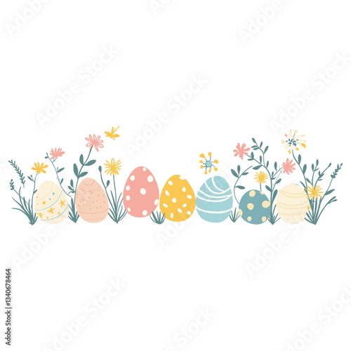 Easter egg background eggs illustration easter vector