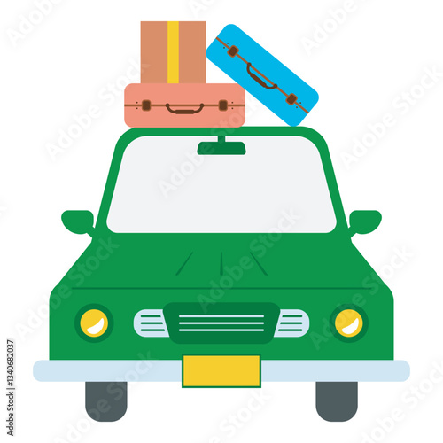 Car Trip Illustration