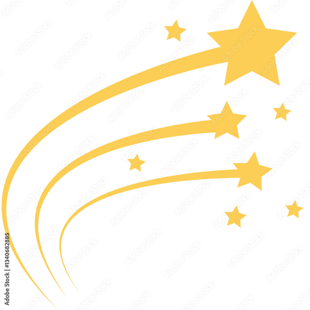 Obraz premium Shooting Star Icon