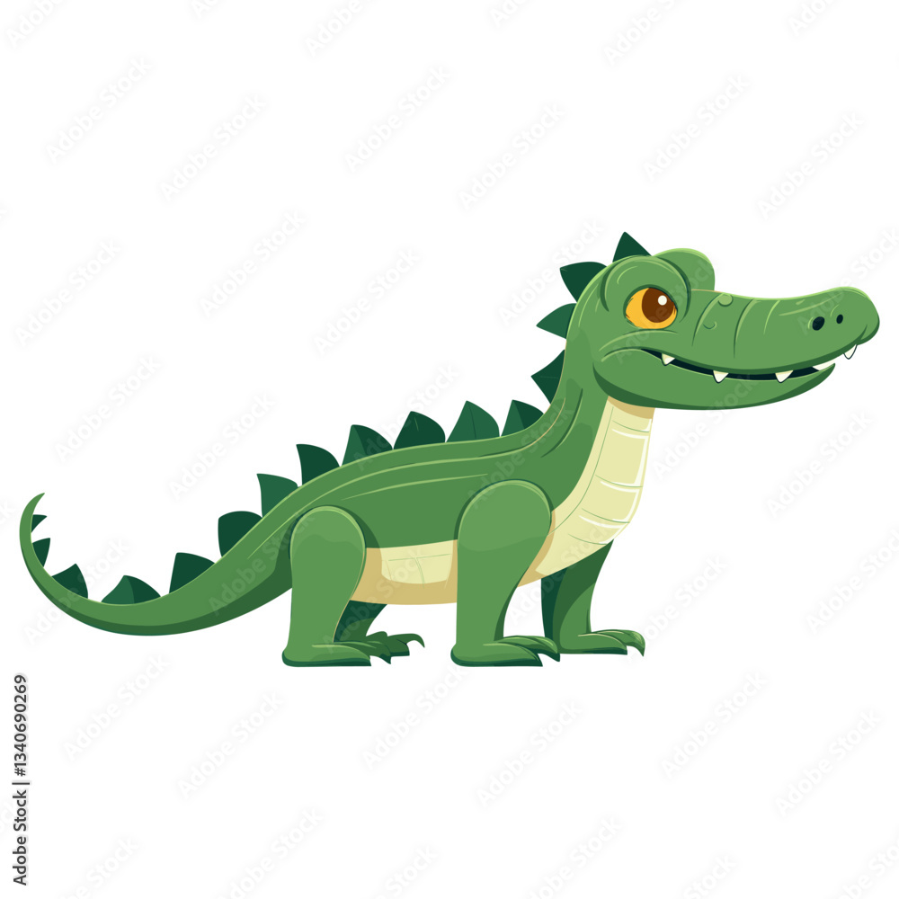 Fototapeta premium Crocodile crocodile illustration reptile vector