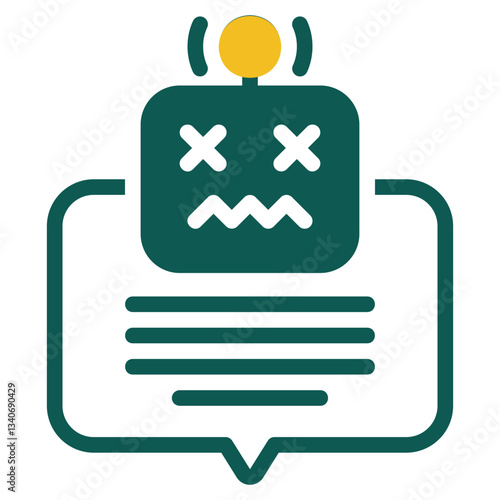 Smart assistance green icon