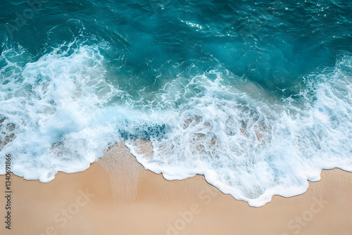 waves on the beach