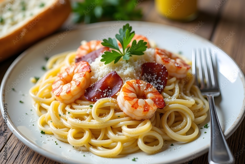 Delicious plate of spaghetti with tomato sauce and fresh basil, a tasty Italian meal with pasta and a flavorful tomato sauce Delicious plate of spaghetti with tomato sauce and fresh basil, a tasty Italian meal with pasta and a flavorful tomato sauce