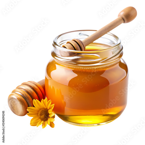 Pure Honey: Benefits, Uses & Best Brands isolated on transparent background