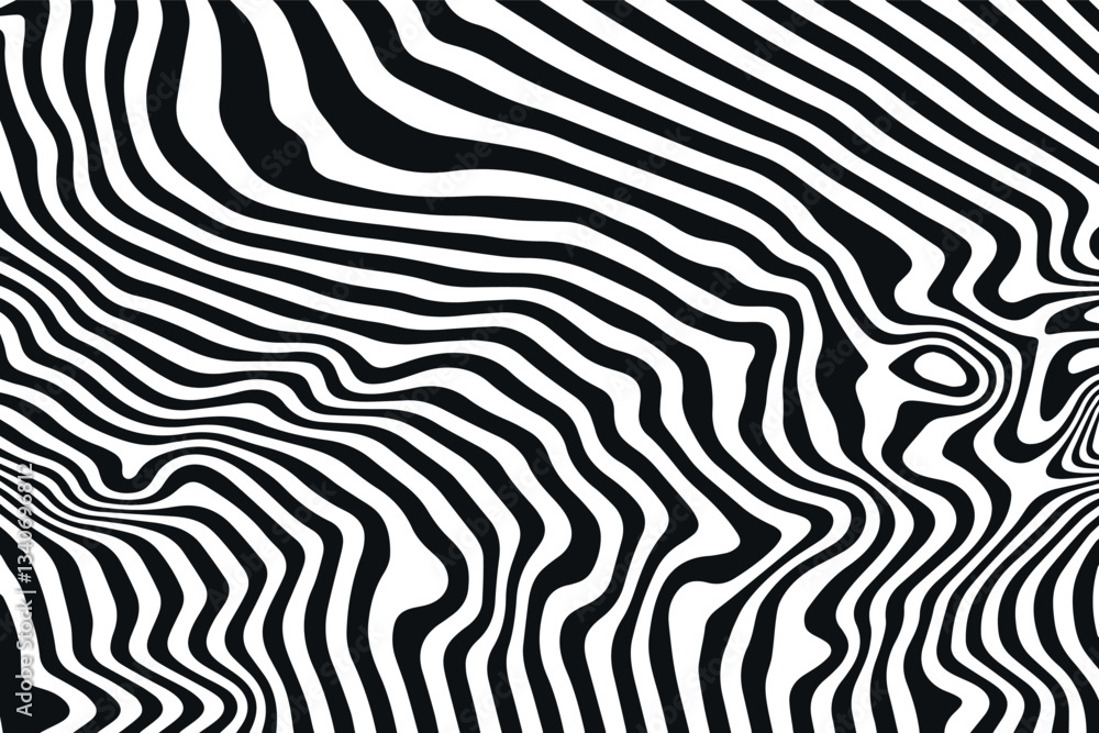 Naklejka premium black and white animal print pattern background