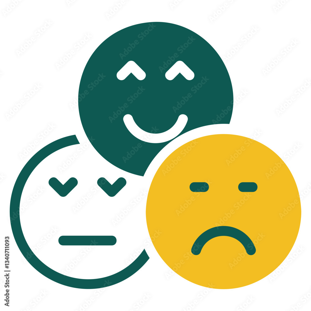 Fototapeta premium Feedback green icon