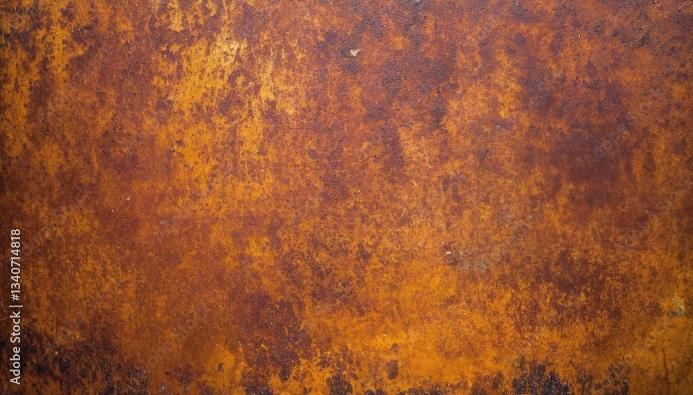 Earthy Texture: This captivating image showcases a rough, close-up view of an abstract pattern of rust, with a compelling mix of colors and textures.