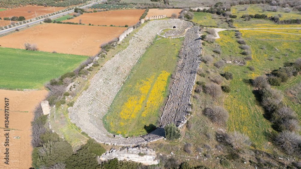 Afrodisias Ancient city. (Aphrodisias). The common name of many ancient cities dedicated to the goddess Aphrodite. The most famous of cities called Aphrodisias. Karacasu - Aydin, TURKEY