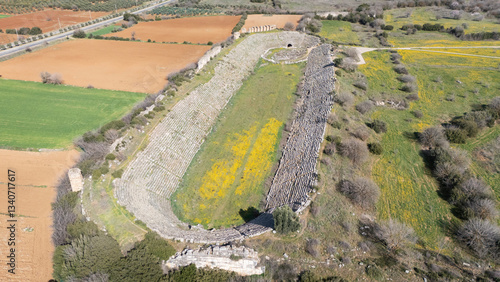 Obraz na płótnie Afrodisias Ancient city. (Aphrodisias). The common name of many ancient cities dedicated to the goddess Aphrodite. The most famous of cities called Aphrodisias. Karacasu - Aydin, TURKEY w salonie