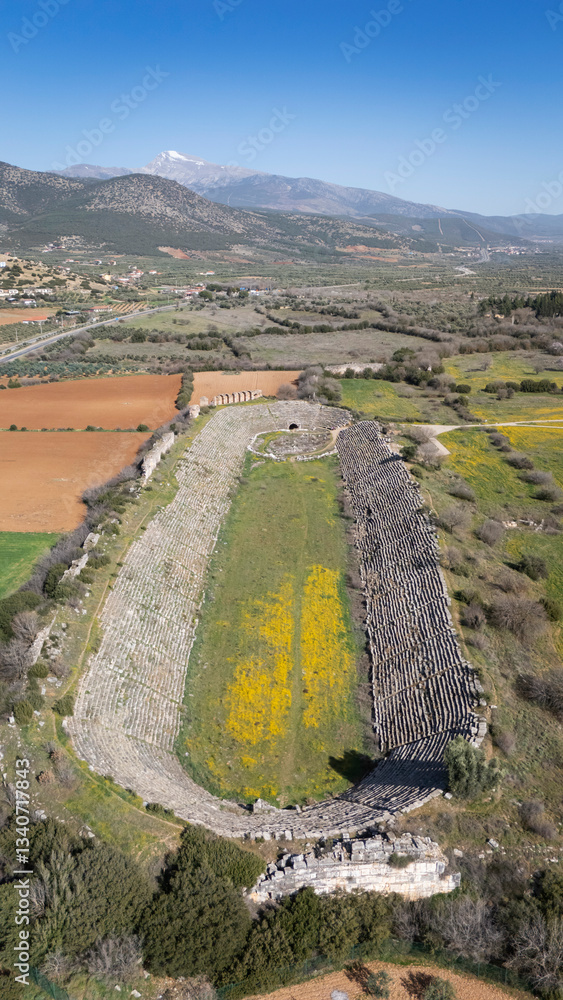 Afrodisias Ancient city. (Aphrodisias). The common name of many ancient cities dedicated to the goddess Aphrodite. The most famous of cities called Aphrodisias. Karacasu - Aydin, TURKEY
