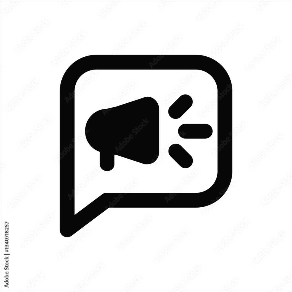 Naklejka premium A symbol for live streaming and social media broadcasting.