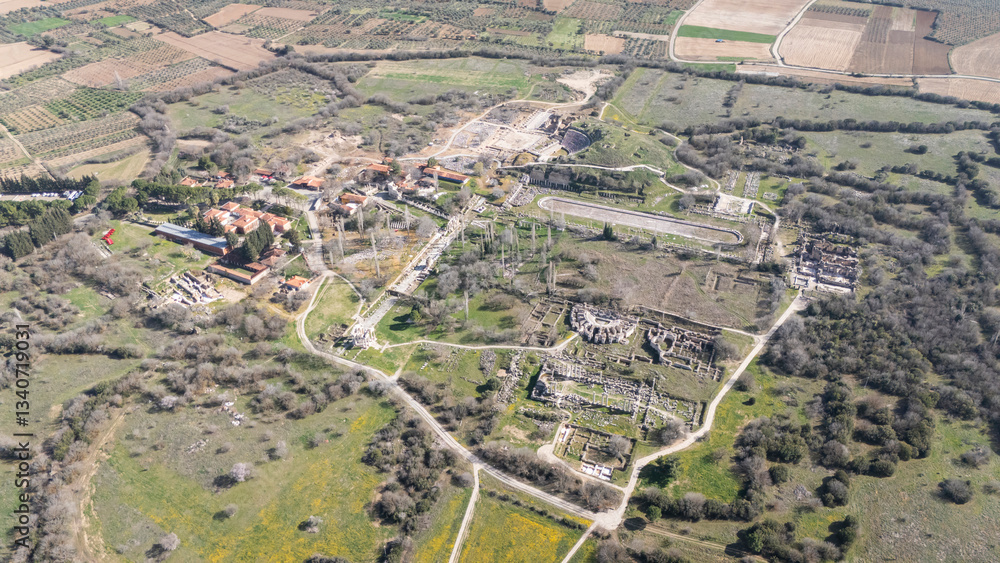 Afrodisias Ancient city. (Aphrodisias). The common name of many ancient cities dedicated to the goddess Aphrodite. The most famous of cities called Aphrodisias. Karacasu - Aydin, TURKEY